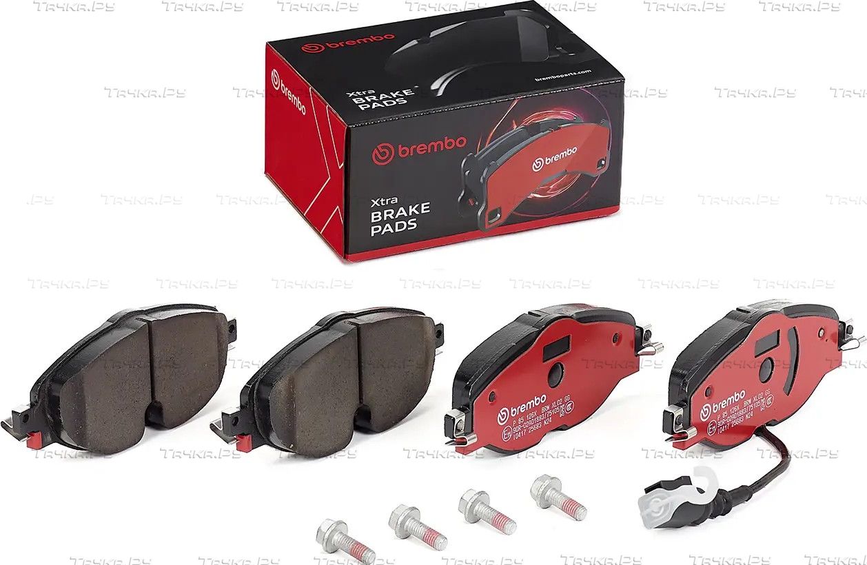 Тормозные колодки Brembo XTRA LINE передние для SEAT Leon III 2012-2026. Артикул P 85 126X