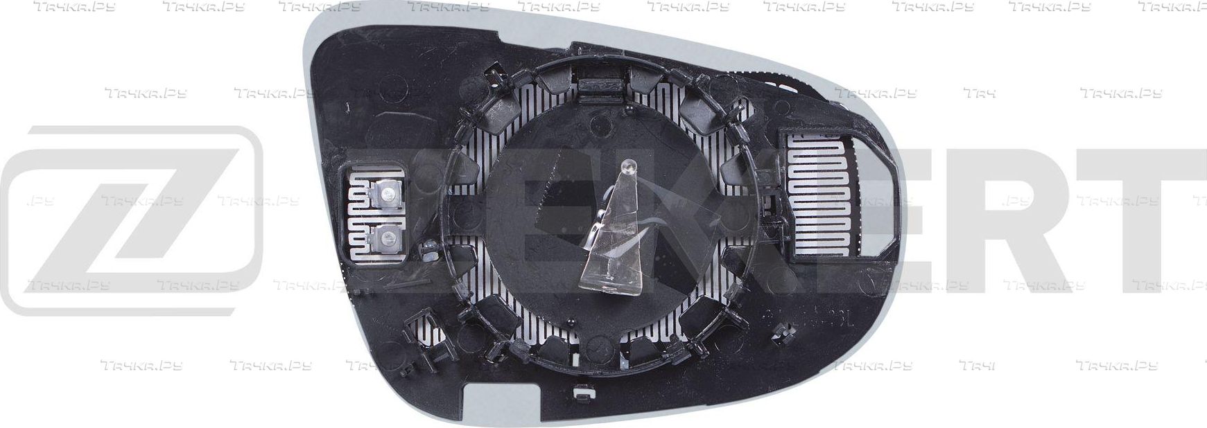Зеркальное стекло бокового зеркала Zekkert. Артикул SP-1146
