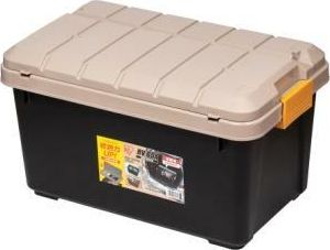 Ящик экспедиционный Iris Ohyama RV BOX RV600C c двойной разделенной крышкой ORCHER, 40 литров, 61,5x37,5x34 см. Артикул RV600СO