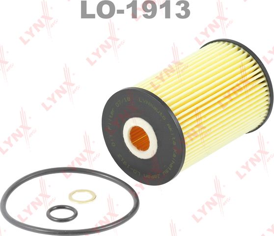 Масляный фильтр LYNXauto для SsangYong Korando III 2012-2019. Артикул LO-1913