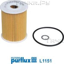 Масляный фильтр Purflux для Hyundai Genesis II 2014-2016. Артикул L1151