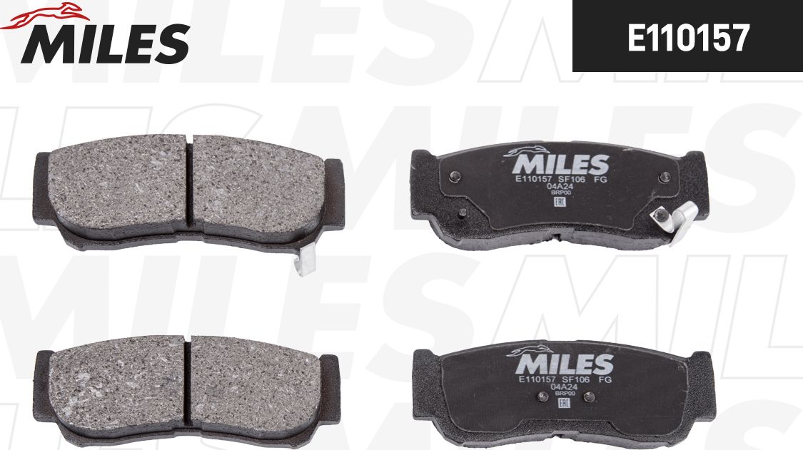 Тормозные колодки Miles (Semi-Metallic). Артикул E110157