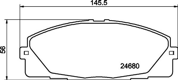 Тормозные колодки Nisshinbo Strong Ceramic. Артикул NP1059SC