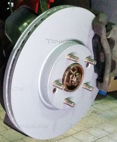 Тормозной диск Zimmermann Coat Z передний для Hyundai ix55 2011-2013. Артикул 285.3516.20