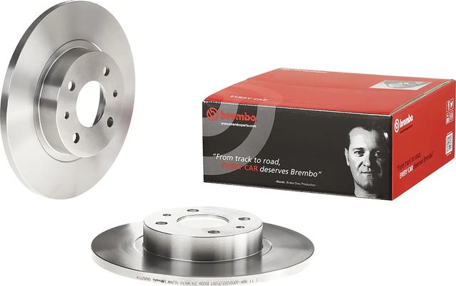 Тормозной диск Brembo передний для Fiat Marea 1996-2002. Артикул 08.9621.14