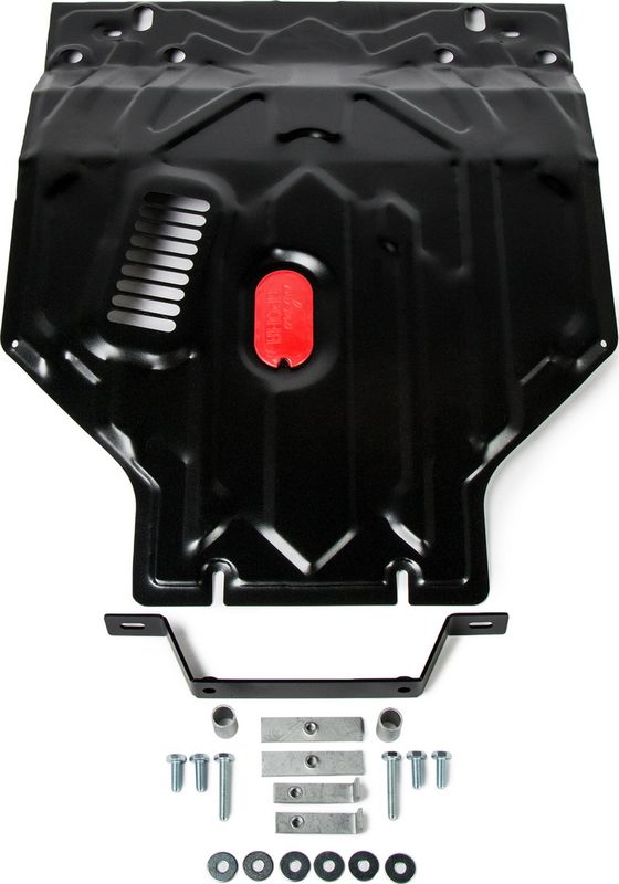 Защита АвтоБРОНЯ для картера и КПП (увеличенная) Daewoo Nexia I рестайлинг 2008-2016. Артикул 111.01305.1