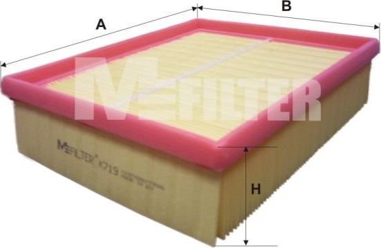 Воздушный фильтр MFilter для Renault Vel Satis I 2002-2009. Артикул K 719
