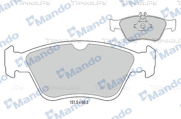 Тормозные колодки Mando. Артикул MBF015111