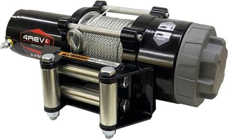 Лебёдка электрическая для квадроцикла/снегохода 4Revo 4REVO AX-3500 (Стальной трос). Артикул 4R-W0354A