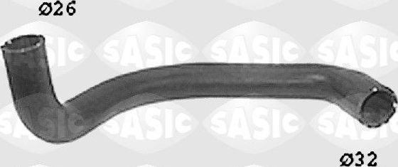 Патрубок радиатора (системы охлаждения) Sasic левый нижний для Ford Fiesta III 1989-1997. Артикул SWH6692