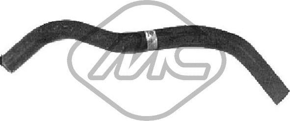 Патрубок радиатора (системы охлаждения) Metalcaucho. Артикул 07628