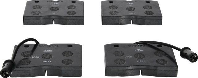 Тормозные колодки ATE передние для IVECO Daily I 1989-1989. Артикул 13.0460-4955.2