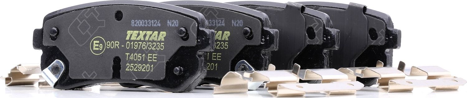 Тормозные колодки Textar Q+ задние для Kia Proceed I 2008-2013. Артикул 2529201