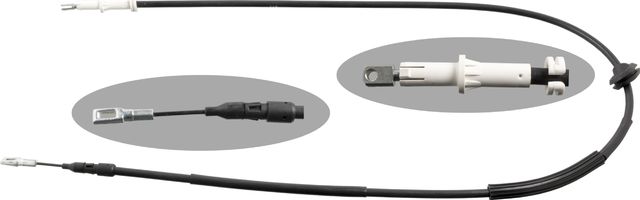 Трос ручника (тросик ручного тормоза) Febi Bilstein задний левый для Mercedes-Benz E-Класс III (W211, S211) 2002-2009. Артикул 26466