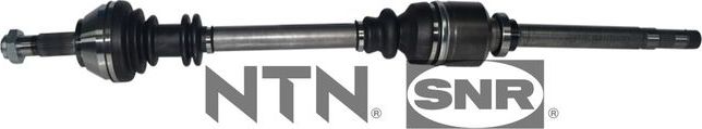 Полуось (привод в сборе, приводной вал) NTN / SNR. Артикул DK66.012