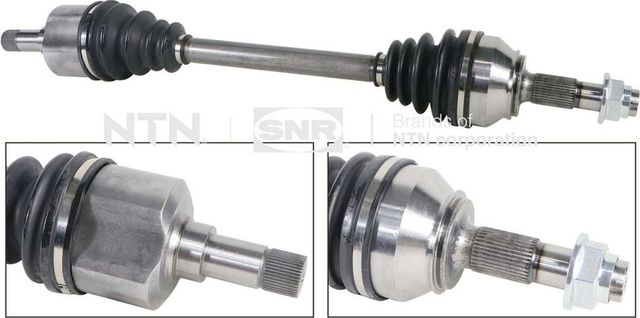 Полуось (привод в сборе, приводной вал) NTN / SNR. Артикул DK66.051