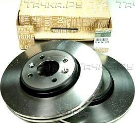 Тормозной диск Renault передний для Renault Megane III 2008-2016. Артикул 402060010R