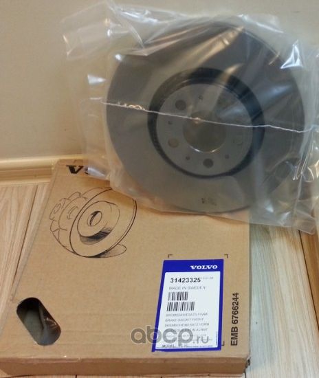 Тормозной диск Volvo передний для Volvo V70 II 1999-2008. Артикул 31423325