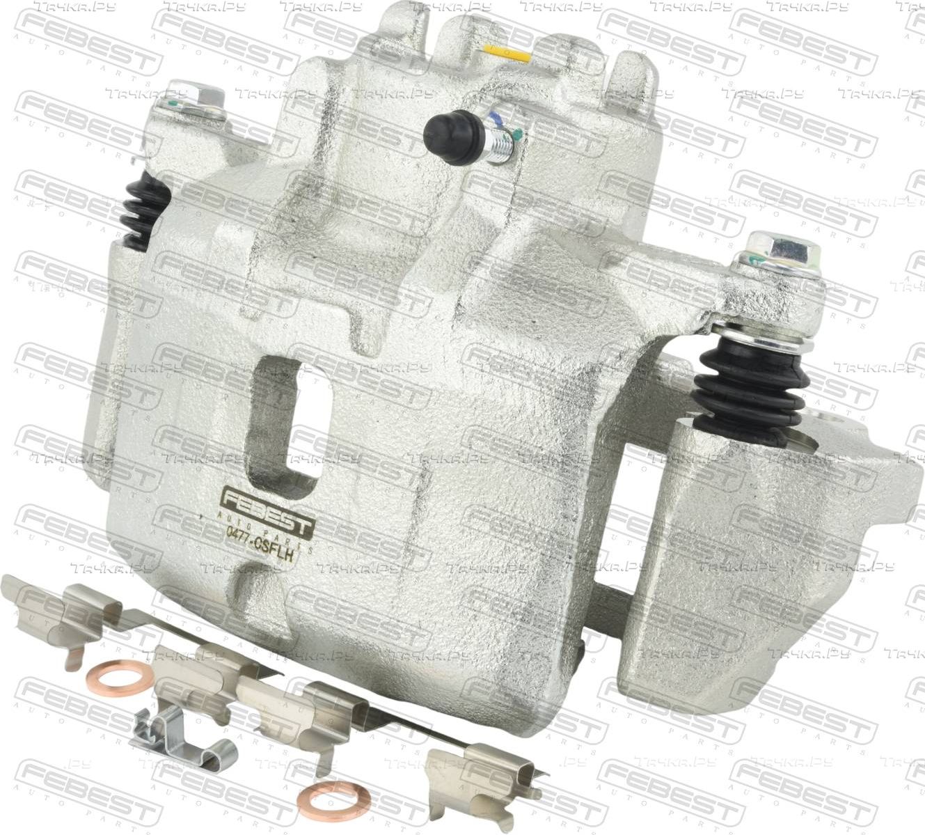 Тормозной суппорт Febest передний левый для Dodge Stratus I 2000-2001. Артикул 0477-CSFLH