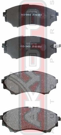 Тормозные колодки Akyoto Packing AKYOTO. Артикул AKD-3403