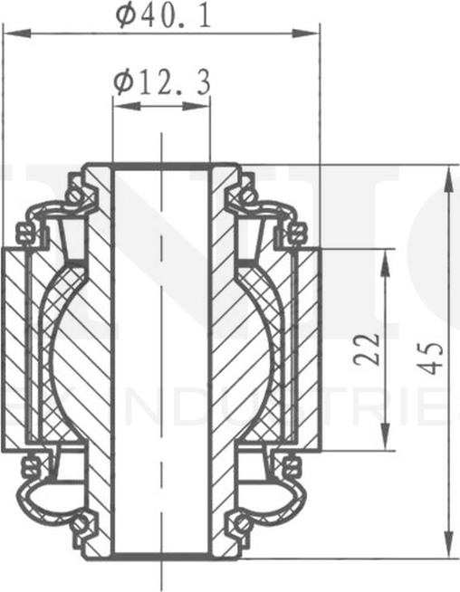 Сайлентблок рычага подвески (Unio). Артикул RMP-20533