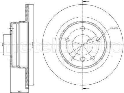 Тормозной диск Trusting. Артикул DF1093