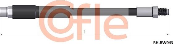 Тормозной шланг Cofle задний для BMW 8 I (E31) 1992-1996. Артикул 92.BH.BW043