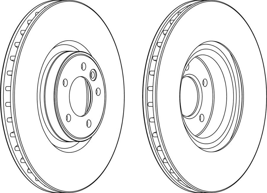 Тормозной диск Ferodo Premier. Артикул DDF2601C-1