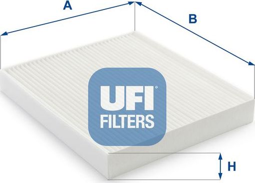 Салонный фильтр UFI. Артикул 53.098.00