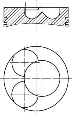 Поршень Mahle. Артикул 034 90 02