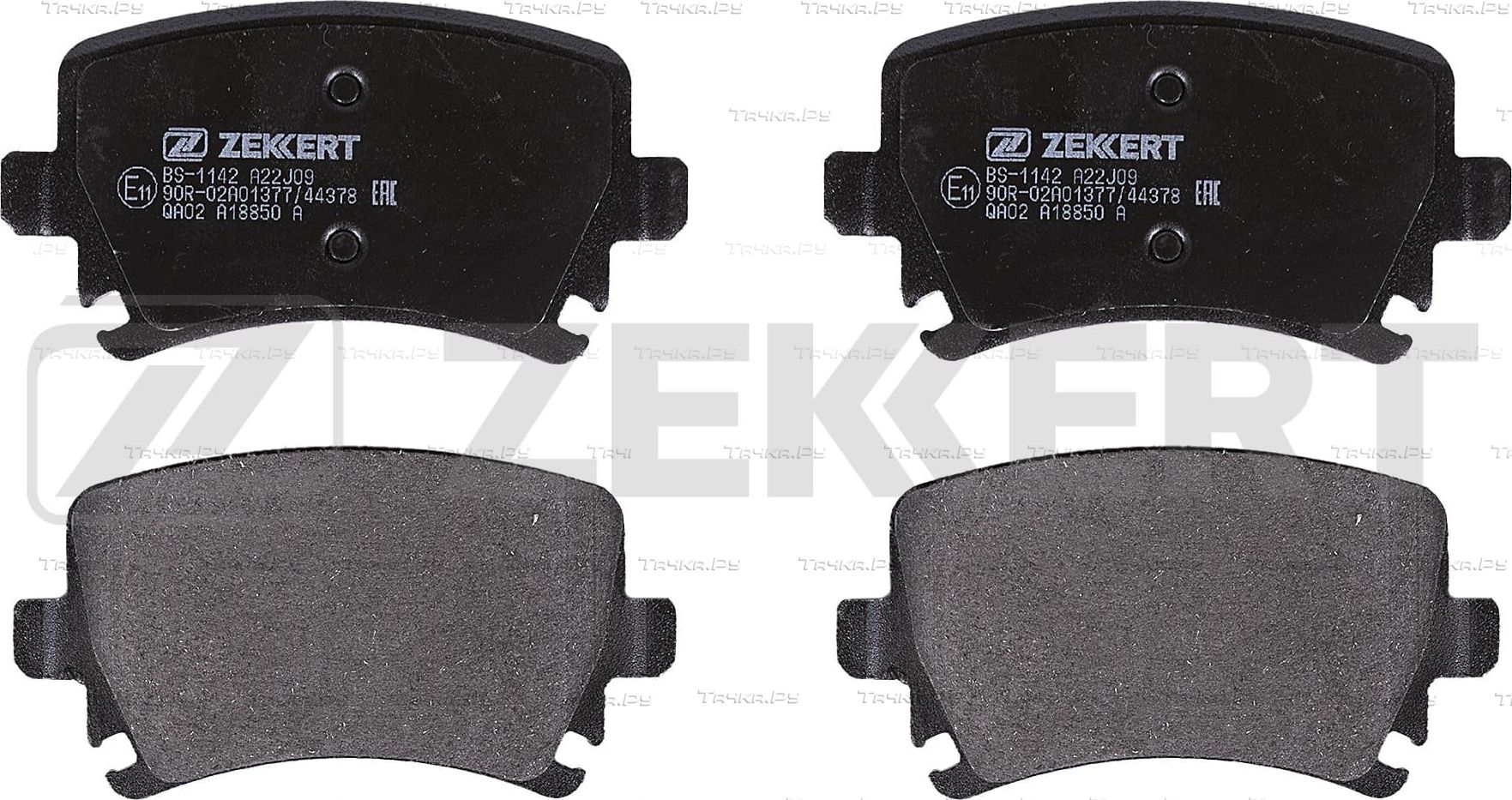 Тормозные колодки Zekkert задние для Volkswagen Caddy III 2004-2015. Артикул BS-1142