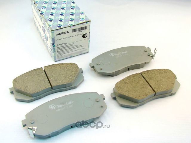ДИСКОВЫЕ ТОРМОЗНЫЕ КОЛОДКИ (Trustauto). Артикул TABP2397