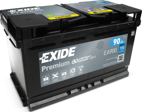 Аккумулятор Exide Premium *** для Toyota Hilux VIII 2015-2025. Артикул EA900