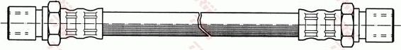 Тормозной шланг TRW задний правый/левый для Opel Manta B 1975-1988. Артикул PHA137
