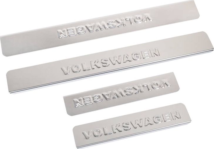 Накладки Ладья на внутренние пороги (штамп) для VW Passat B8 2015-2026. Артикул 11.15.011