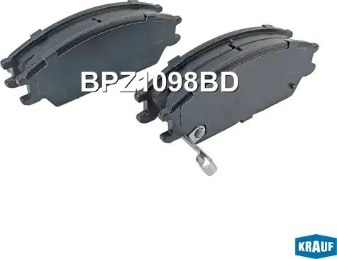 Колодки тормозные дисковые Krauf. Артикул BPZ1098BD