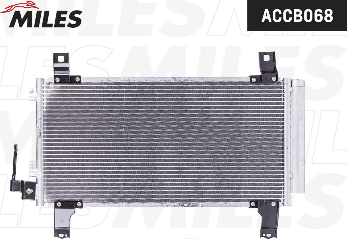 Радиатор кондиционера (конденсатор) Miles (алюминий). Артикул ACCB068