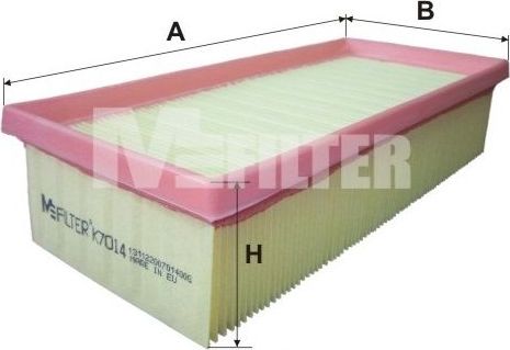 Воздушный фильтр MFilter для Smart Forfour I (W454) 2004-2006. Артикул K 7014