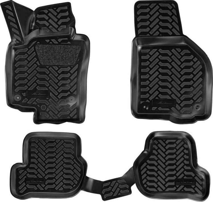 Коврики Airline 3D с высоким бортиком для салона Skoda Octavia A5 2004-2013. Артикул ACM-PS-59