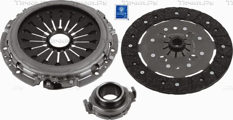 Сцепление (комплект) SACHS для Alfa Romeo 166 I 1998-2007. Артикул 3000 951 641