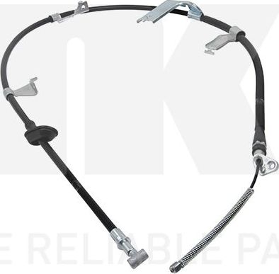 Трос ручника (тросик ручного тормоза) NK. Артикул 905237