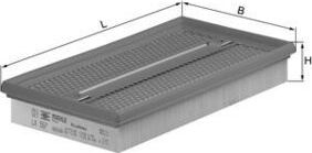 Воздушный фильтр Mahle для Mazda 626 III (GD) 1987-1997. Артикул LX 557