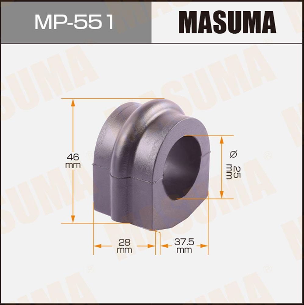 Втулки стабилизатора Masuma. Артикул MP-551