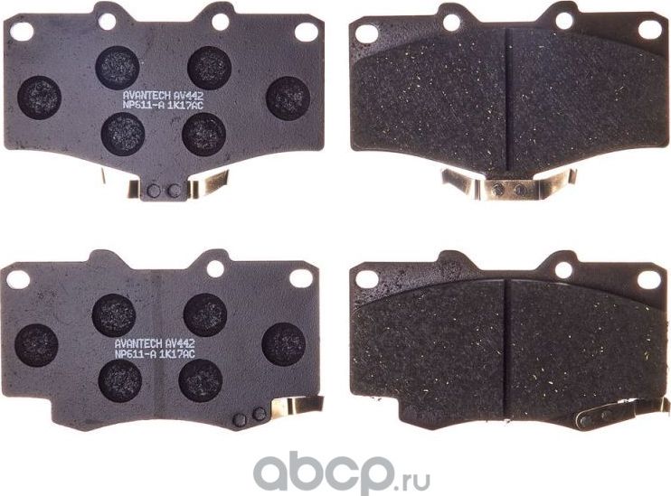 Колодки тормозные (Avantech). Артикул AV442