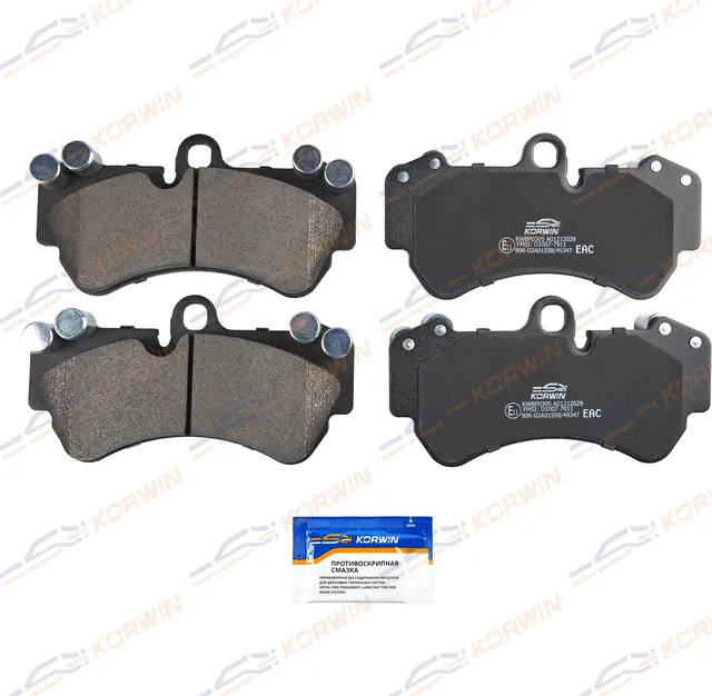Колодки тормозные перед. Mercedes G W463 15-/VW Touareg (7L) 02-/Porsche (Korwin). Артикул KWBP0305