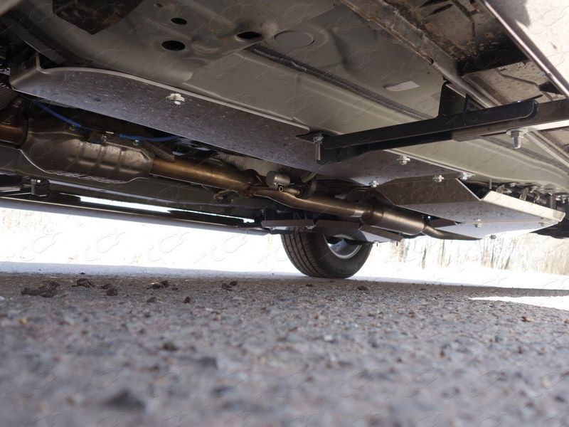 Защита алюминиевая ТСС (4 мм) для топливопровода Mazda CX-5 II 2017-2026. Артикул ZKTCC00125