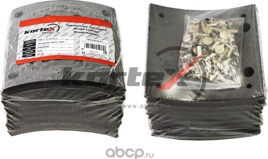 Накладка тормозной колодки MAN MERCEDES задней/передней стандарт (410х183) (с за (Kortex). Артикул TR024950R