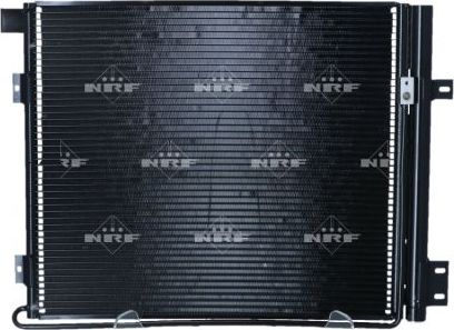 Радиатор кондиционера (конденсатор) NRF EASY FIT. Артикул 35933