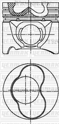 Поршень Yenmak для SEAT Toledo I 1995-1999. Артикул 31-04301-100