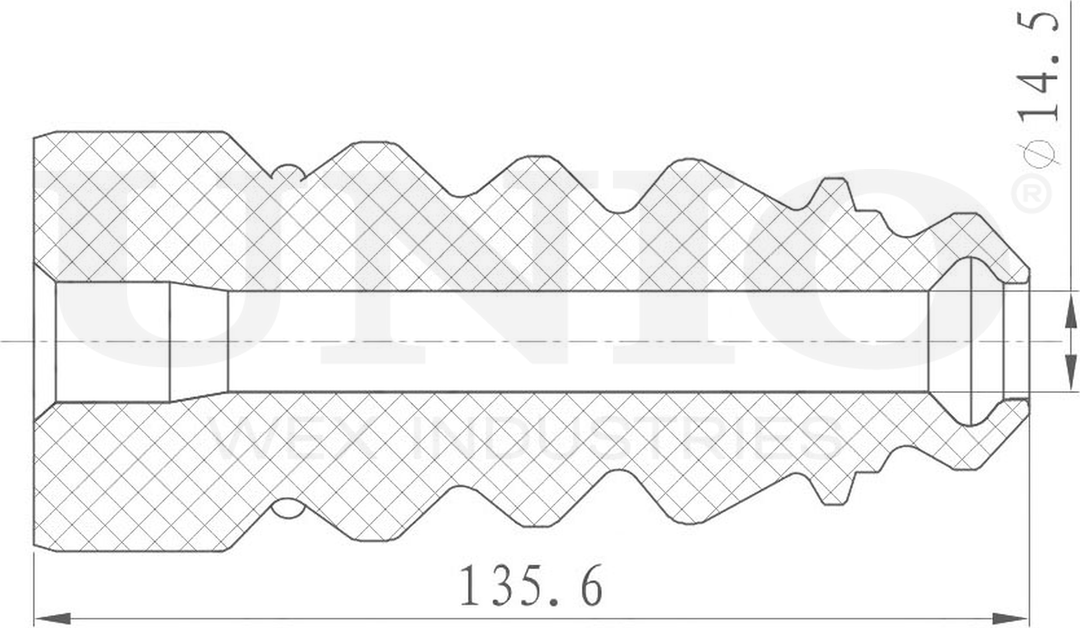 Отбойник амортизатора (Unio). Артикул DUC-40001